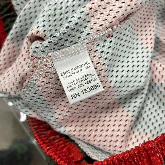 Eric Emanuel EE Basic Shorts Sweater Oil Stains size Large L B4 - Picture 6 of 8